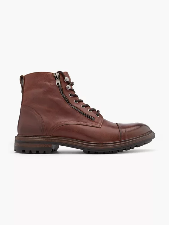 AM SHOE Leder Schnürboots