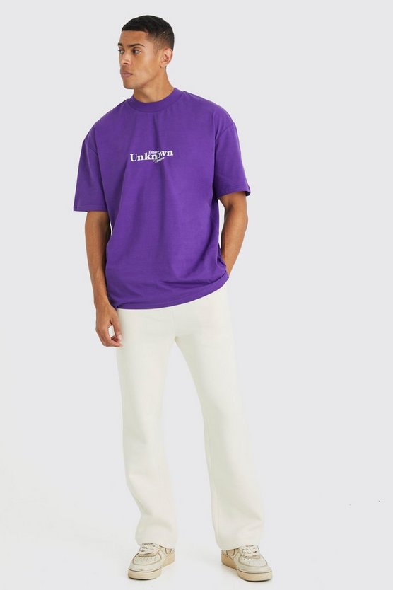 Oversize T-Shirt & Jogginghose mit Unknown-Print