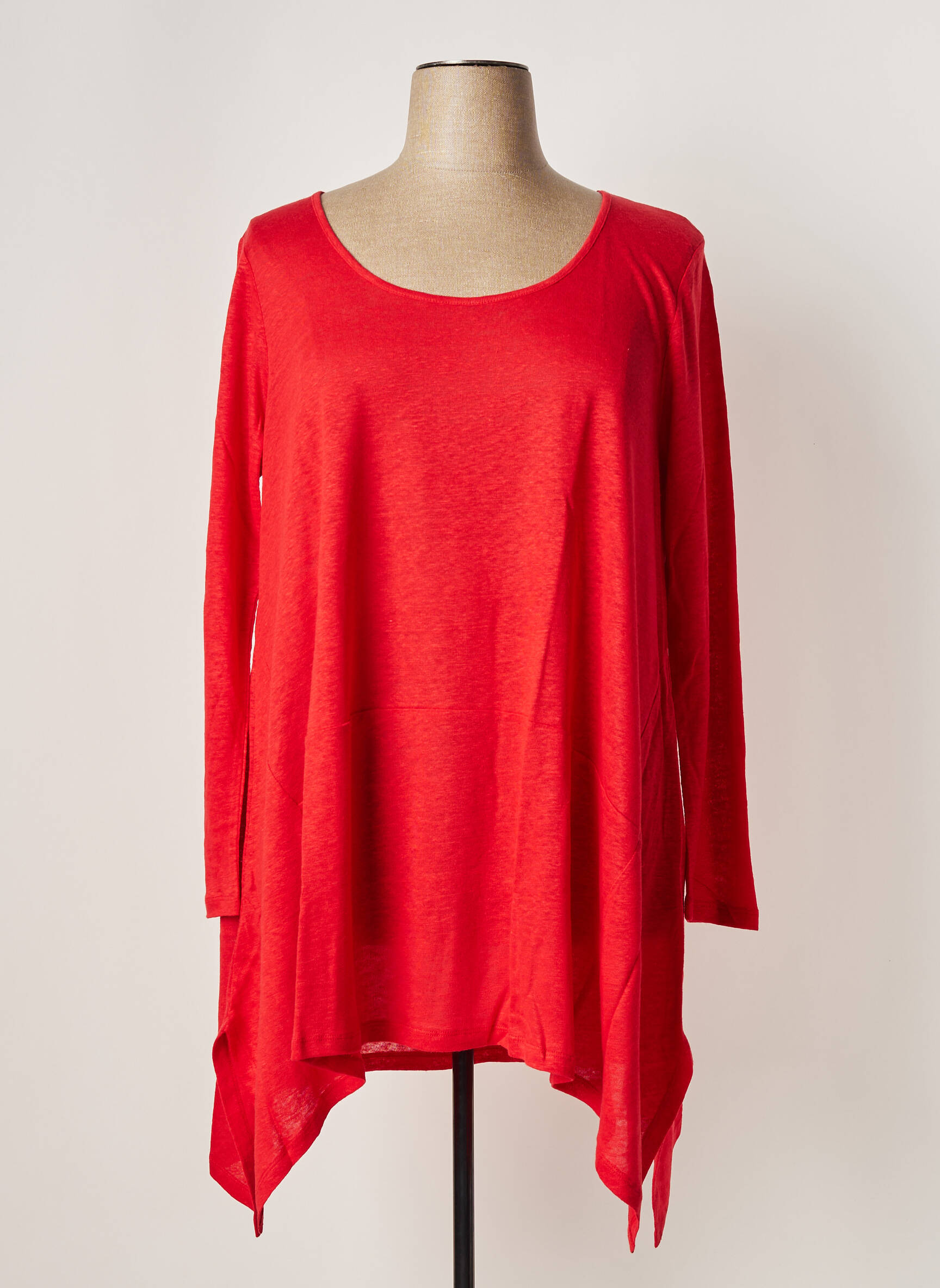 G Oze Tuniquemanchelongue Femme couleur rouge
