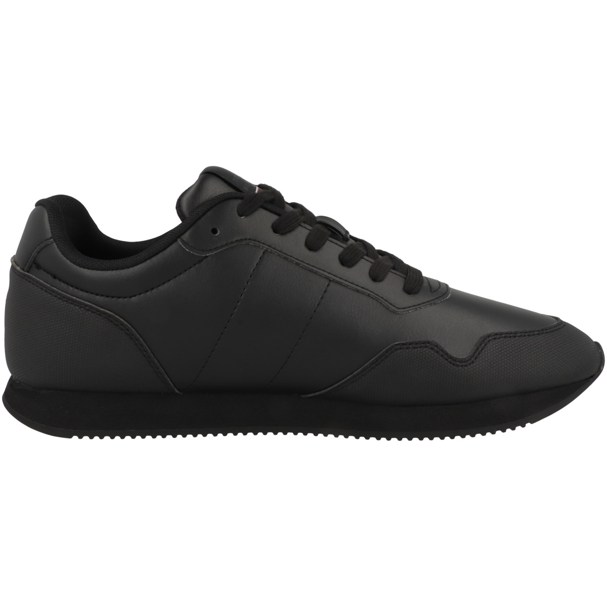 Tommy Hilfiger Core Low Runner Pu Leather Sneaker Low schwarz