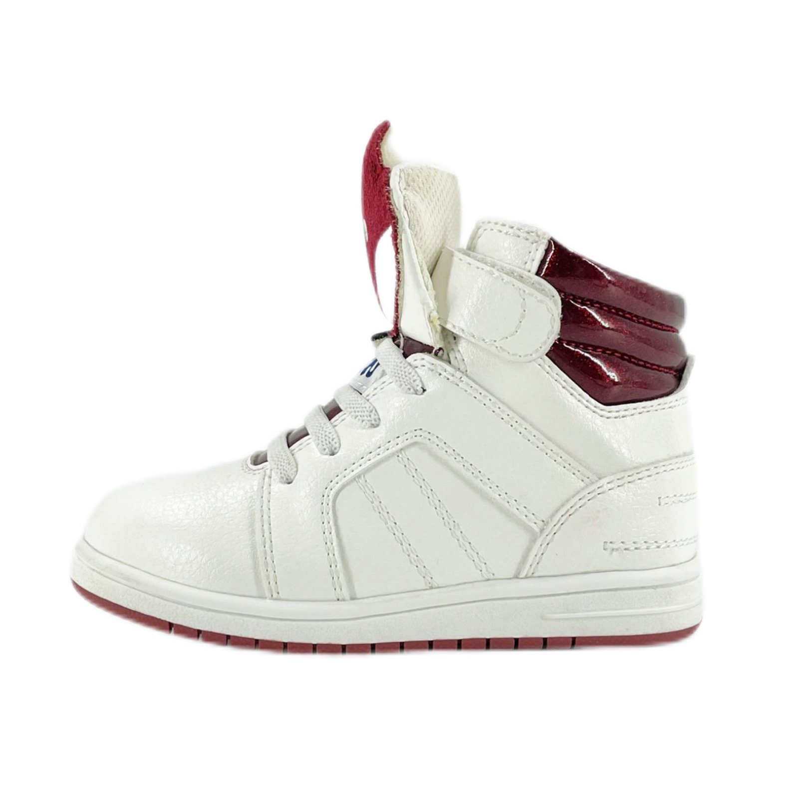 Yalion Baby Sneaker Kinderschuhe mit Schnürsenkel und Klettverschluss Sneaker rutschfest Laufschuhe