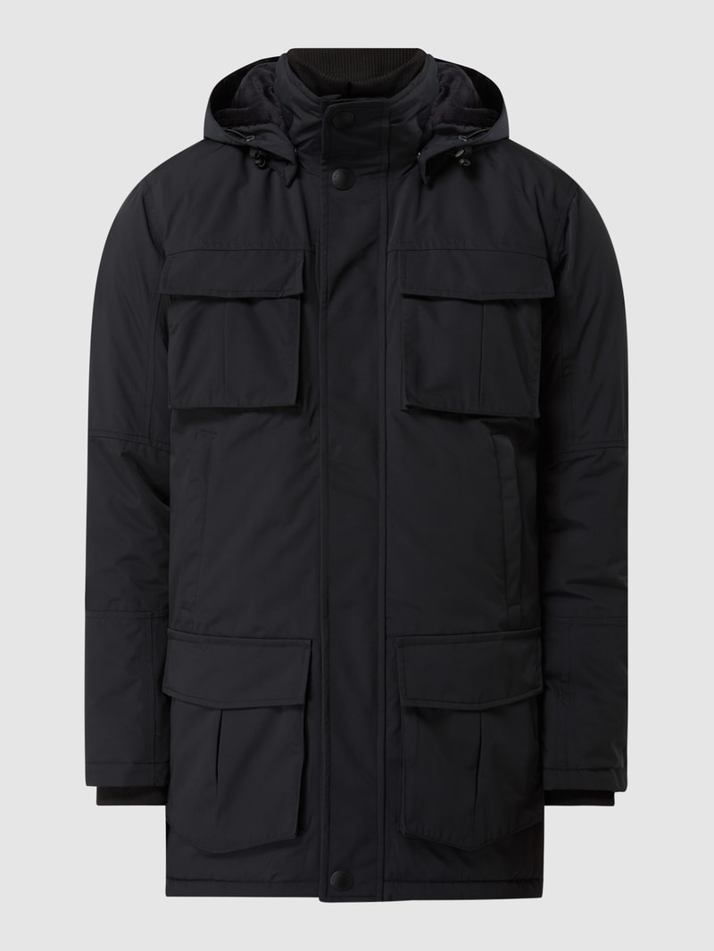 Vancouver 870 Funktionsjacke mit abnehmbarer Kapuze in schwarz