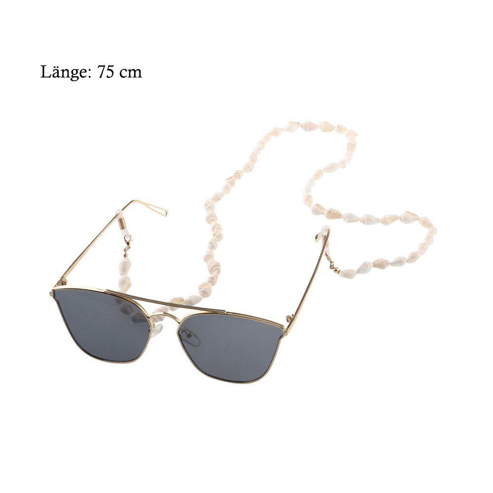 Tian Dee Brillenkette Frauen Muschelschale Brille Kette, Sonnenbrille Kette, Brillenschnur