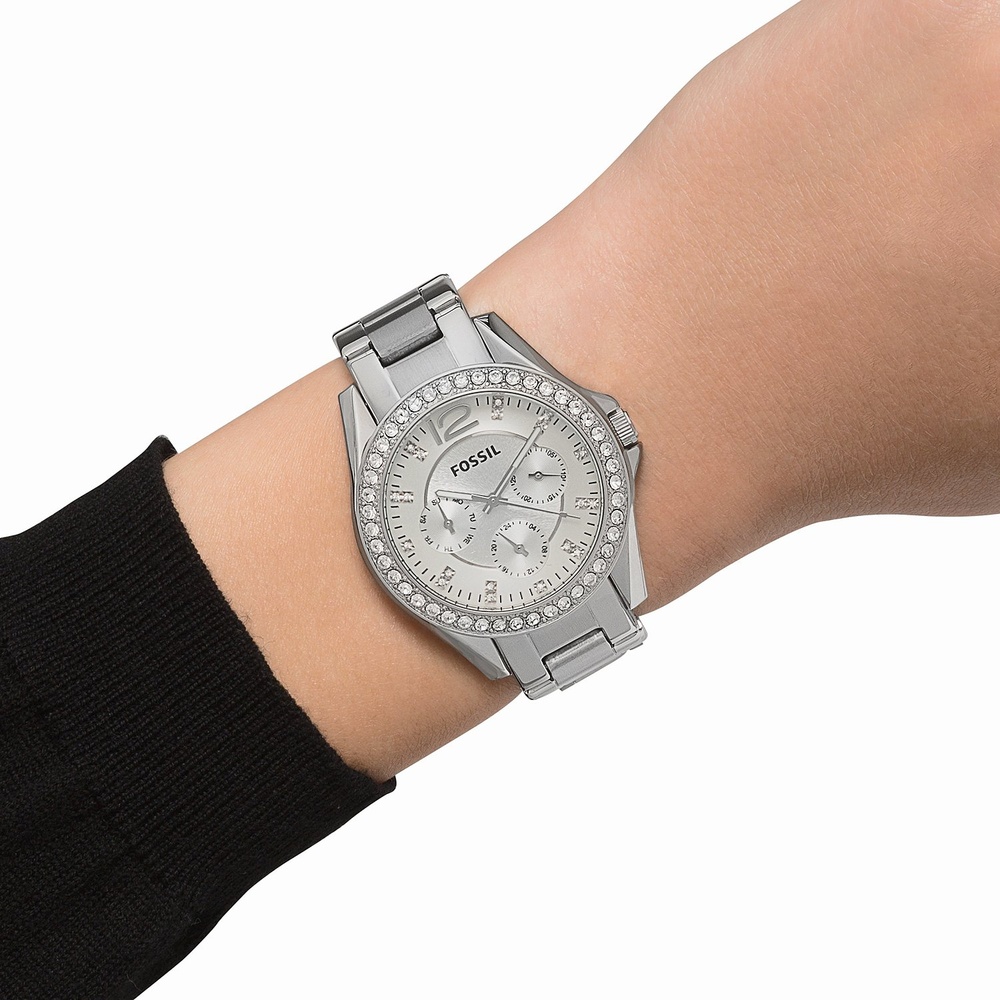Fossil Montre pour femme Acier inoxydable Montre