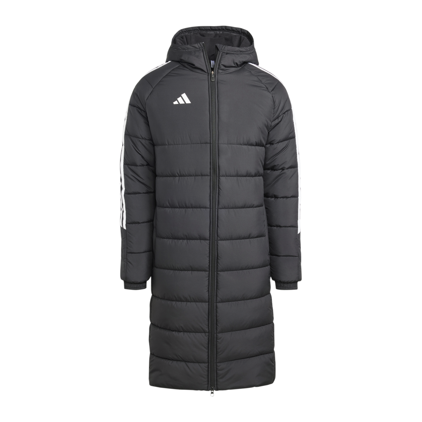 adidas Tiro 24 Long Coachjacke Schwarz Weiss Laufschuh