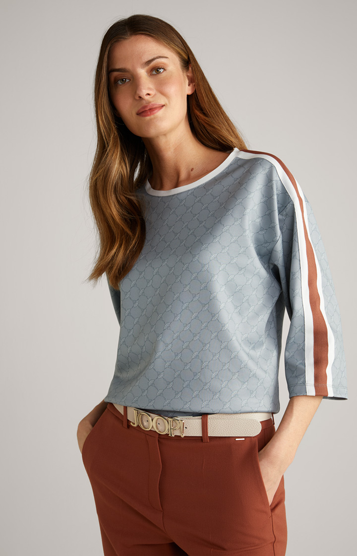 Sweatshirt in Blaugrau