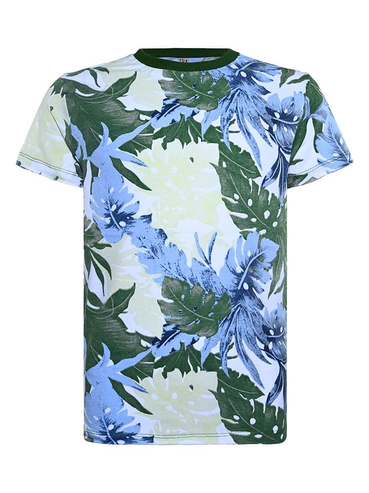 Blue Effect Shirt in Grün/ Hellblau/ Creme günstig kaufen