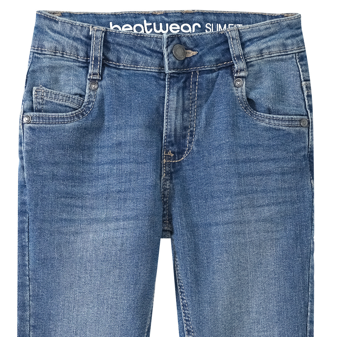 Jungen Slim-Jeans mit verstellbaren Bund