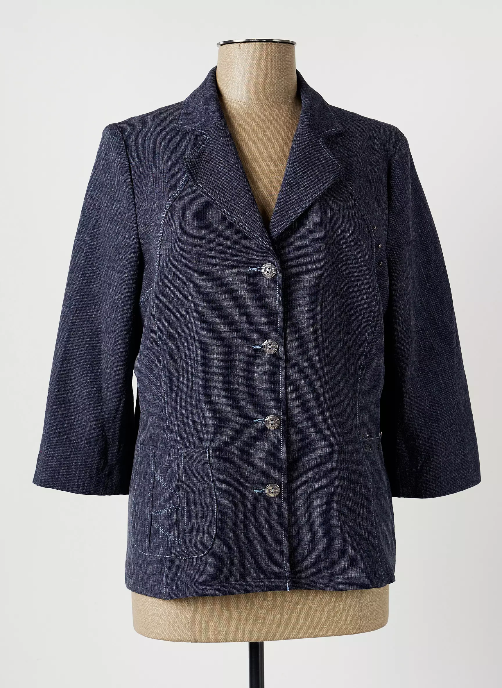Guy Dubouis Vestecasual Femme couleur bleu
