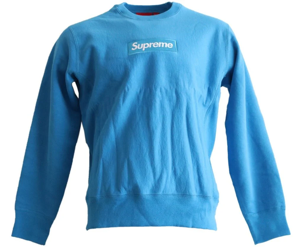 Box Logo Crewneck (FW18) Bright Royal