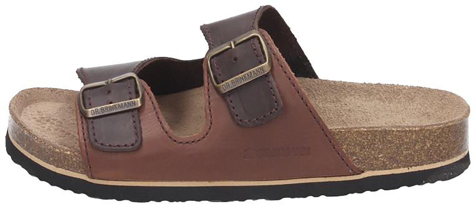 Dr. Brinkmann Pantoletten Pantolette aus echtem Fettleder