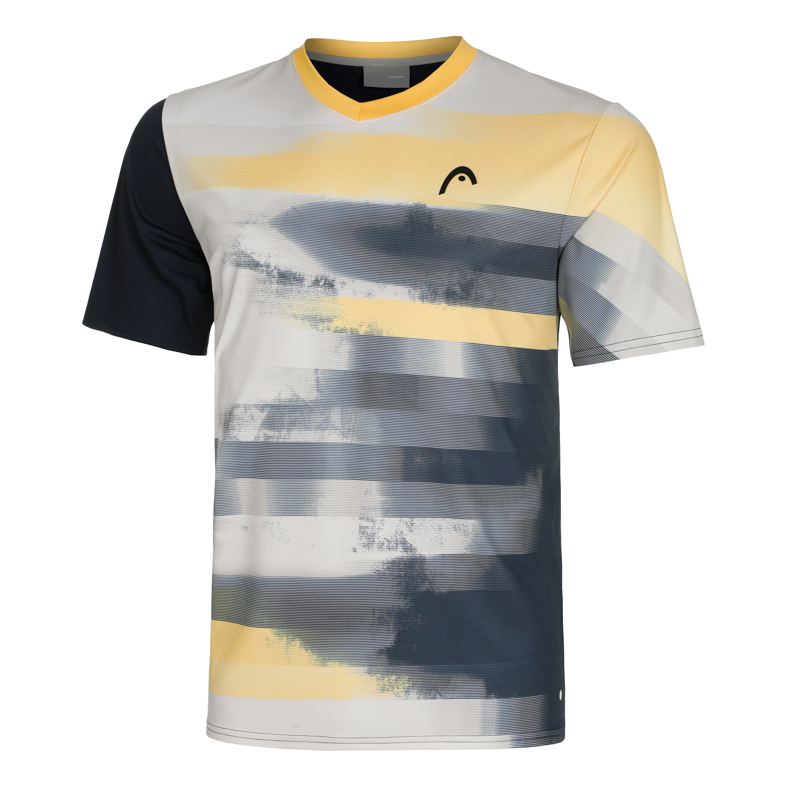 Topspin T-Shirt Herren - Goldgelb, Dunkelblau
