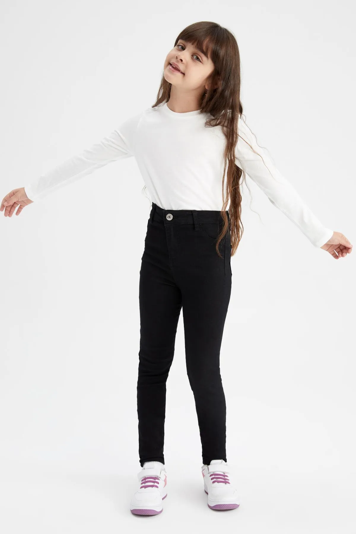 DeFacto  Mädchen-Jeanshose mit schmaler Passform und schmalem Bein