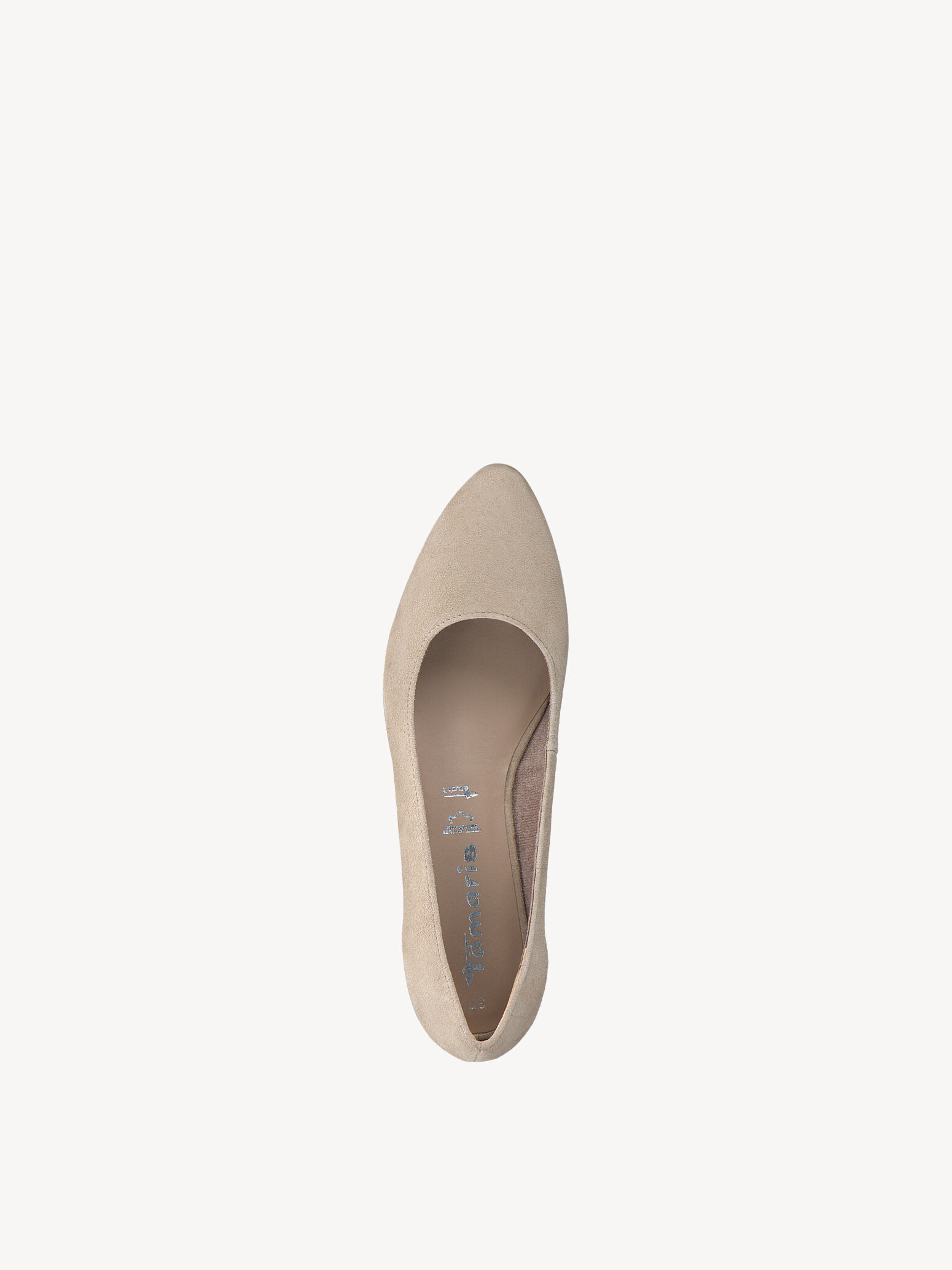 Ballerine en cuir - beige