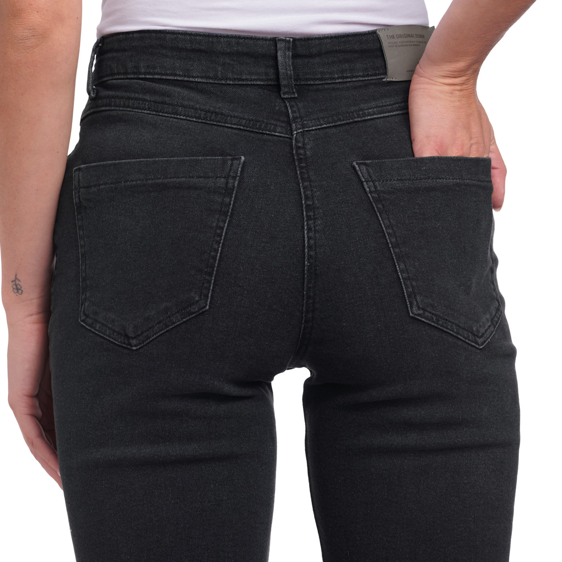 Damen Mom-Jeans mit Usd-Waschung