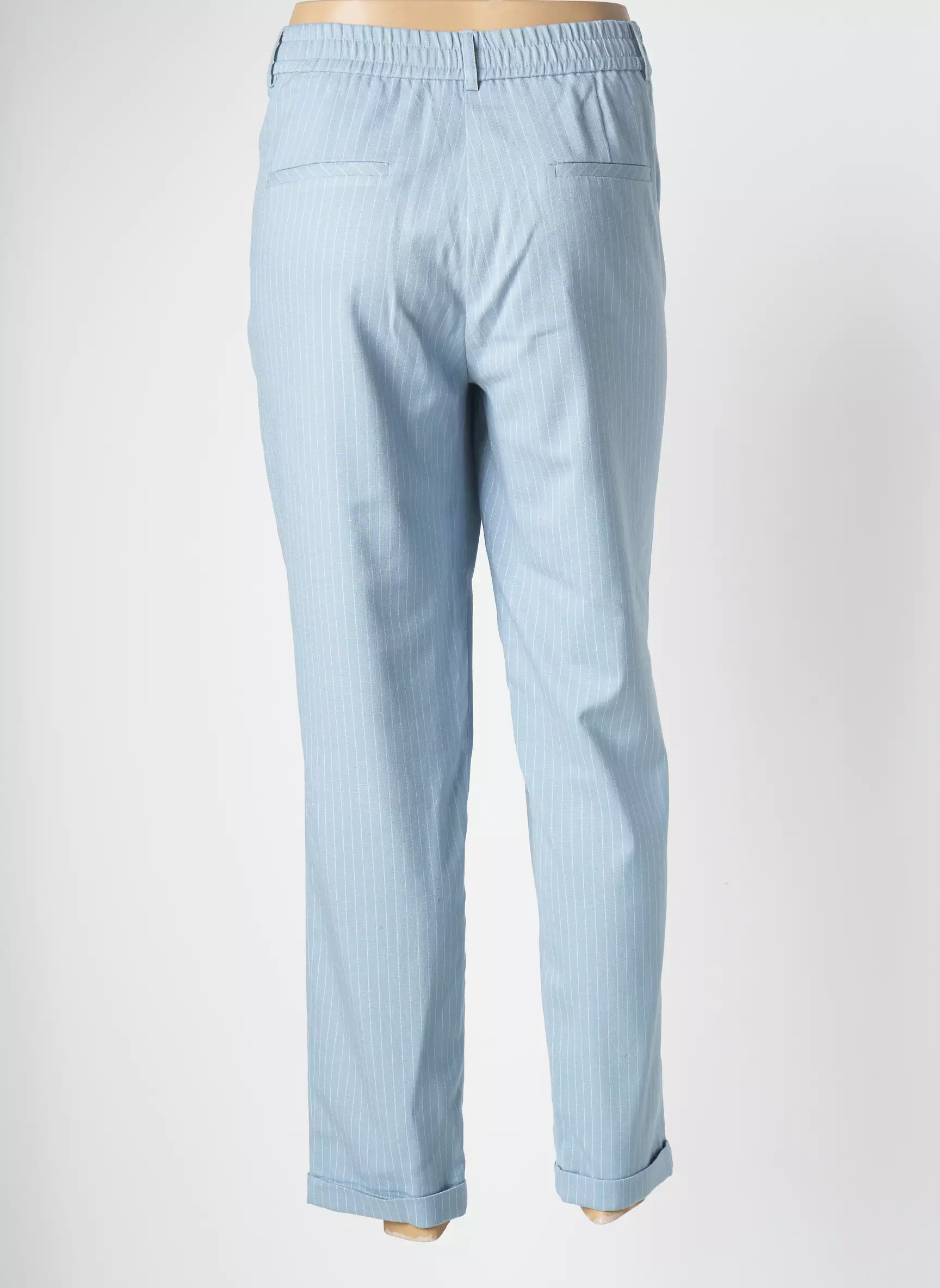 Eva Kayan Pantalon7 8 Femme couleur bleu