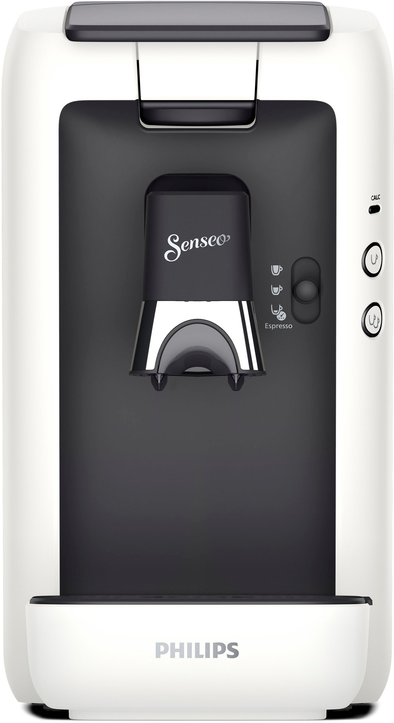 Philips Senseo Kaffeepadmaschine Maestro CSA260/10, aus 80% recyceltem Plastik, +3 Kaffeespezialitäten, Memo-Funktion, inkl. Gratis-Zugaben im Wert von € 14,- UVP