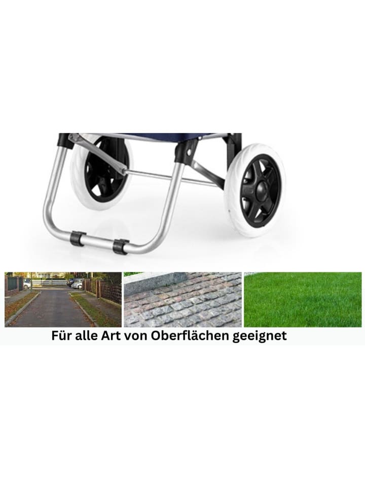 Cheffinger 56 L Einkauf Trolley Einkaufswagen Shopping in Blau günstig kaufen onesize