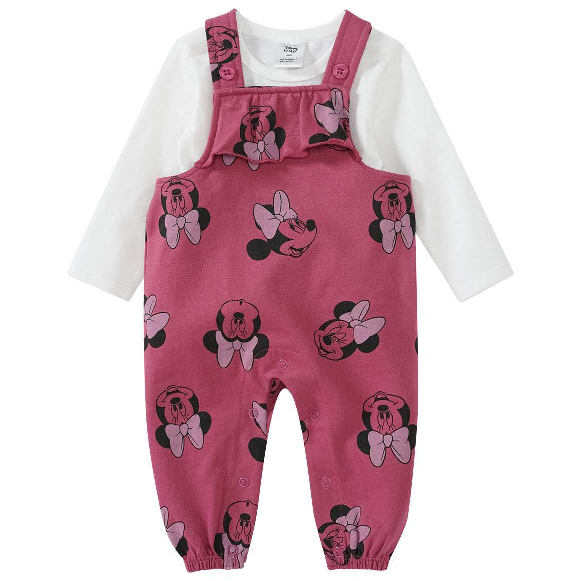 Minnie Maus Strampler und Langarmbody im Set