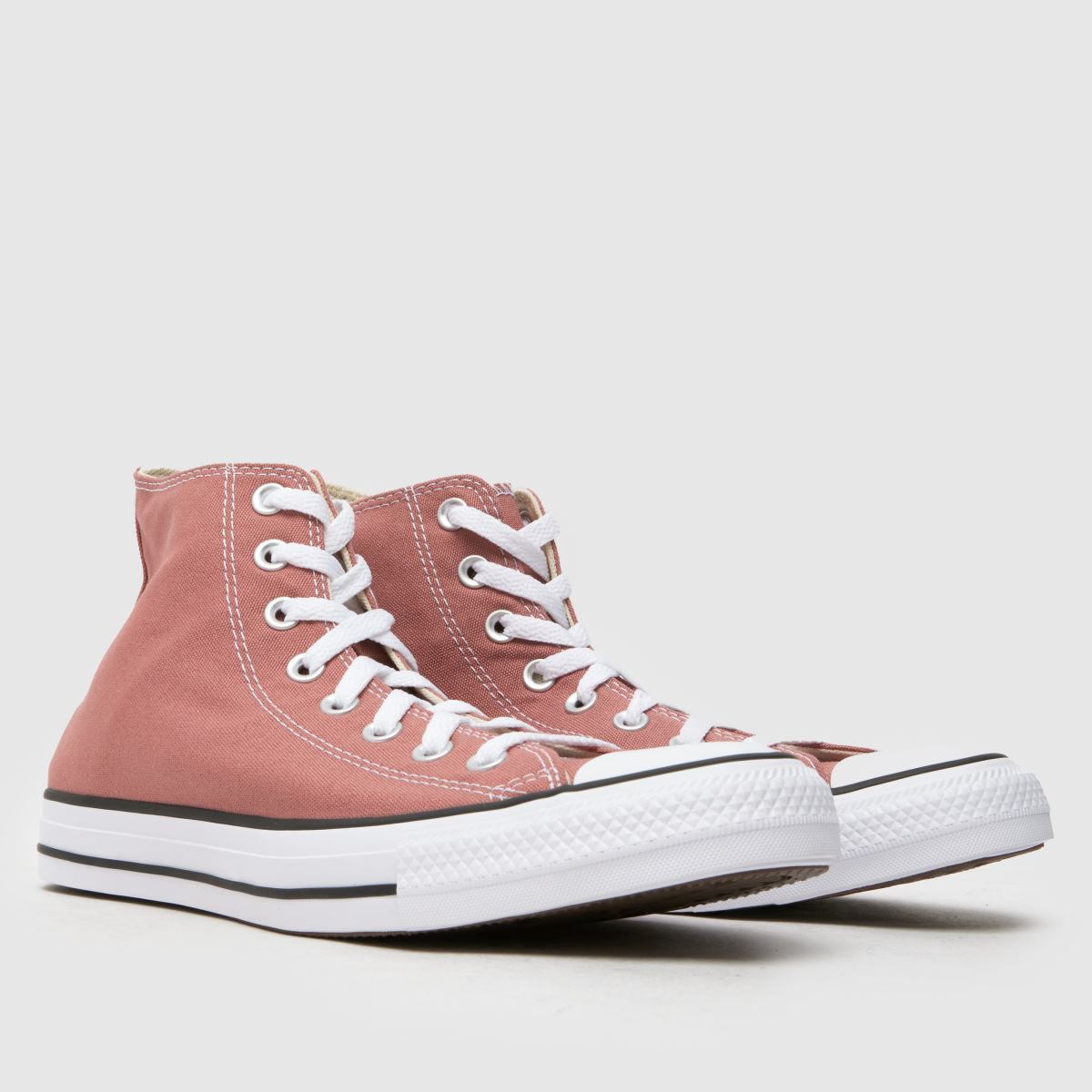 Converse – All Star – Rosa höga sneakers