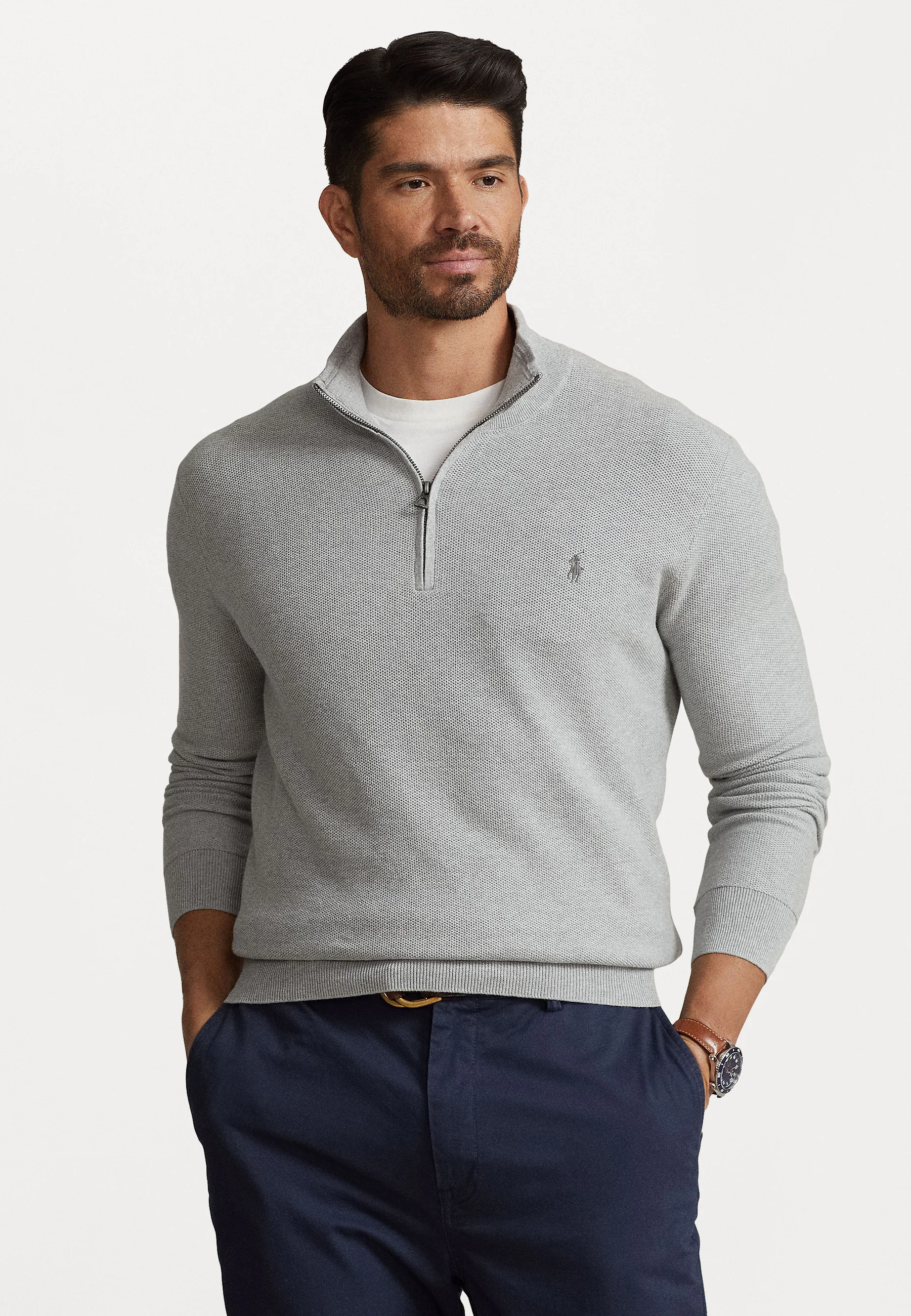 Suéter Polo Ralph Lauren Big & Tall de manga larga