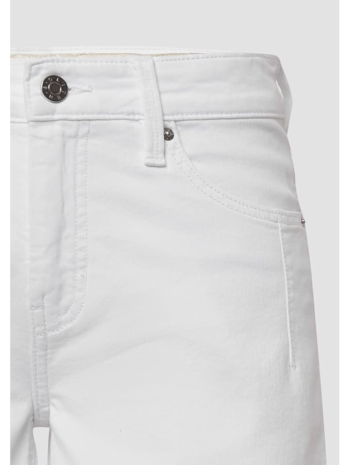 s.Oliver Jeans-Hose kurz in Weiß günstig kaufen