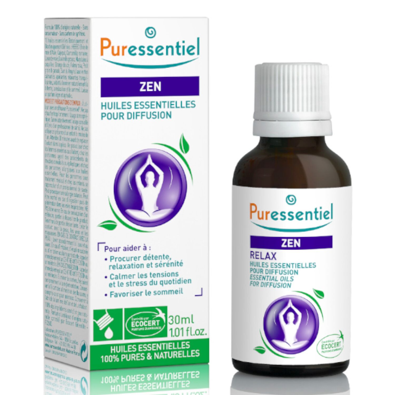 Puressentiel Diffuse Zen Huiles Essentielles Pour Diffusion 30 ml