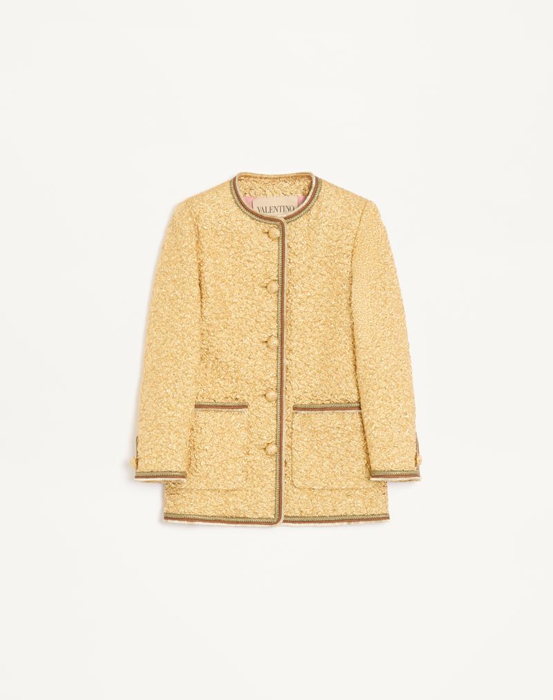 Jacquard Cloque Caban