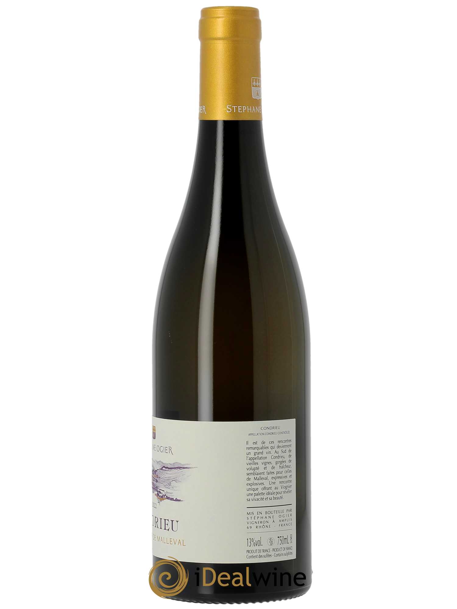 Condrieu La Combe de Malleval Stéphane Ogier  2022 - Lot de 1 Bouteille