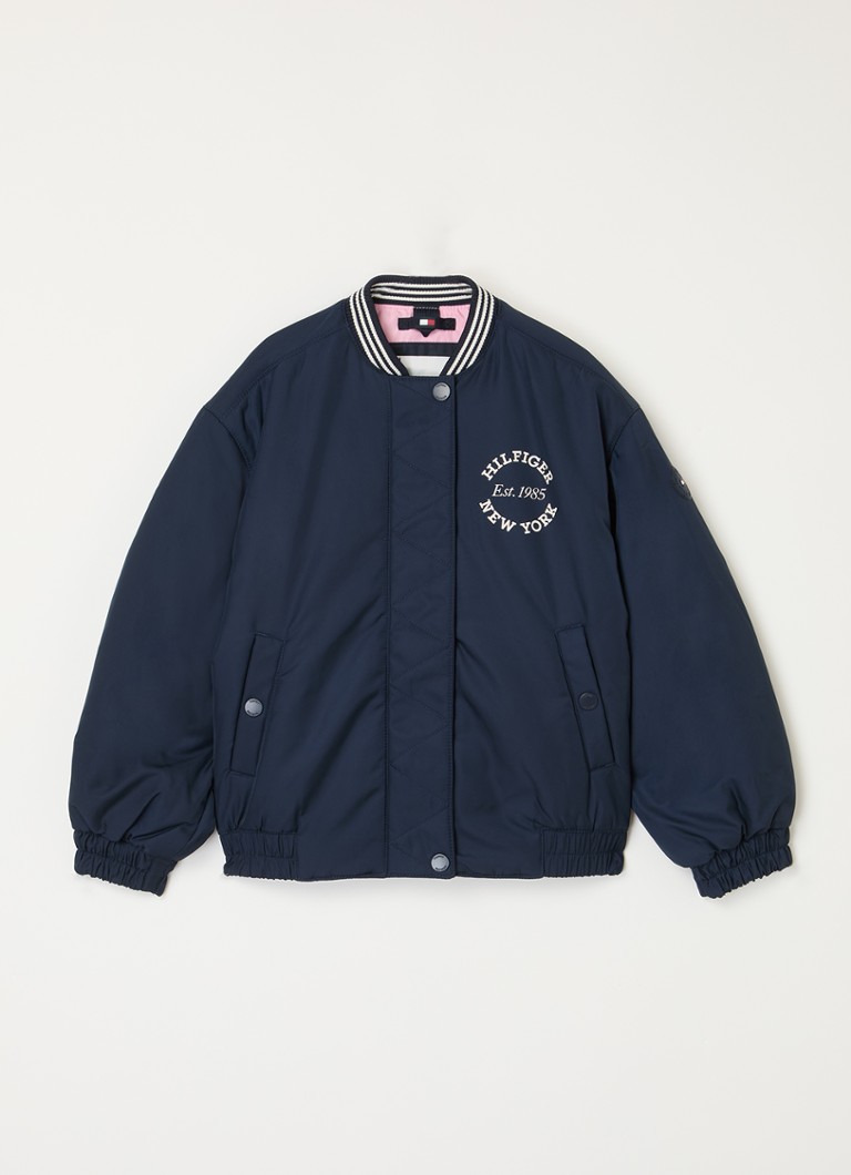 Tommy Hilfiger Quilted bomber jacket with logo print