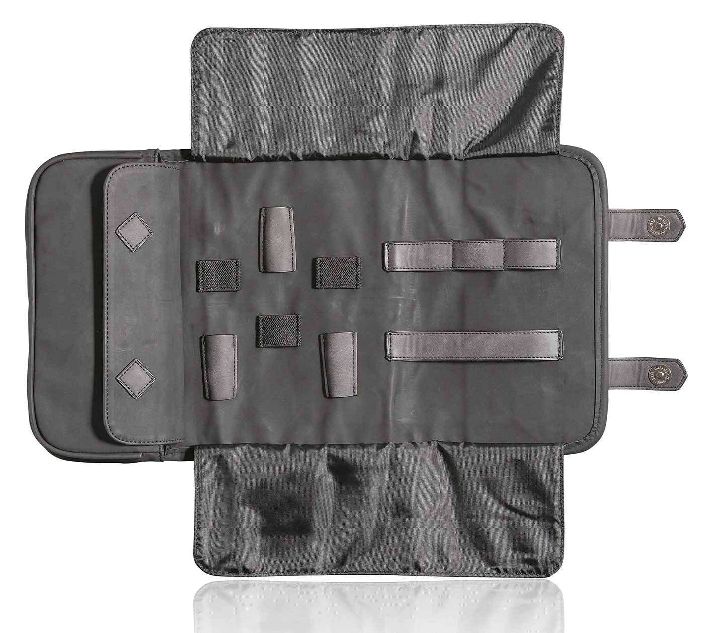 Kosmetex Kosmetikkoffer Barber Bag Scherentasche Friseur, schwarz, Faltbare Friseur Tasche