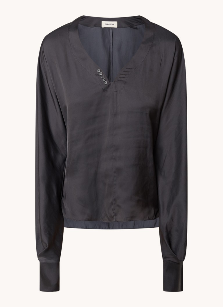 Zadig&Voltaire Tonastir satin tunic