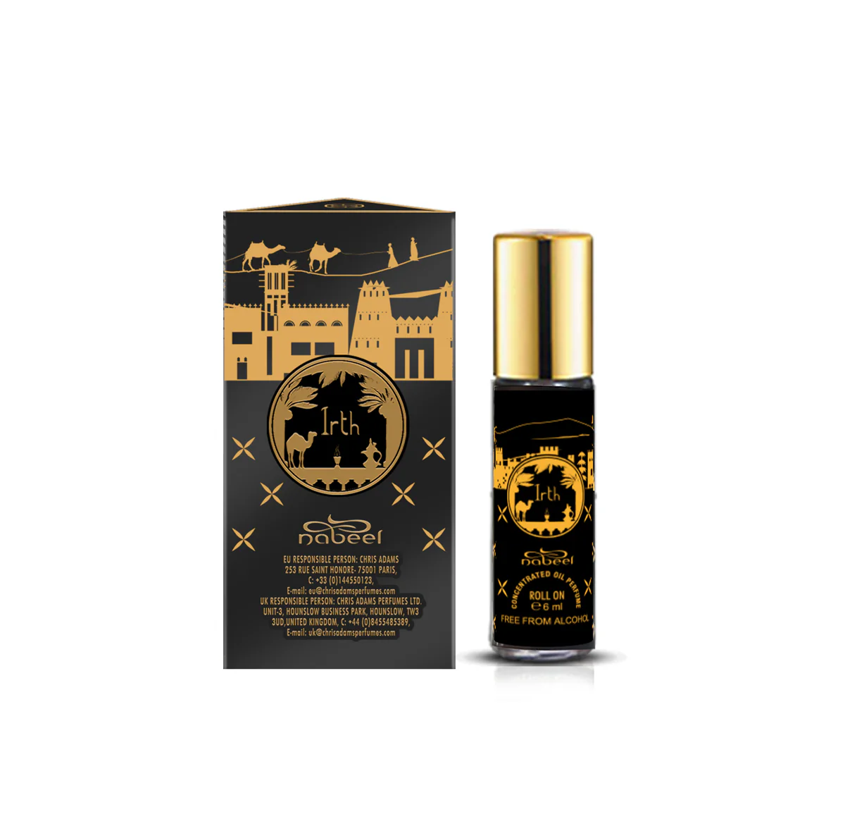 Olaj parfüm Irth Roll On Oil Parfüm - Huile de Parfum Unisex, Huile de Parfum, Parfum
