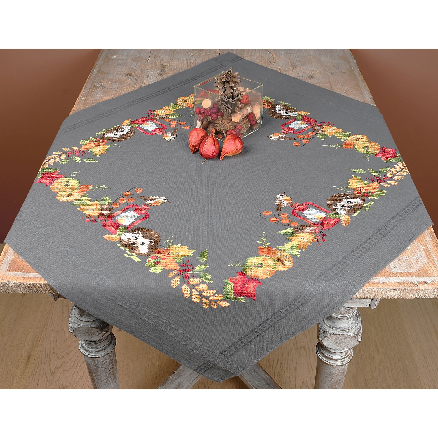 Stickmitteldecke 