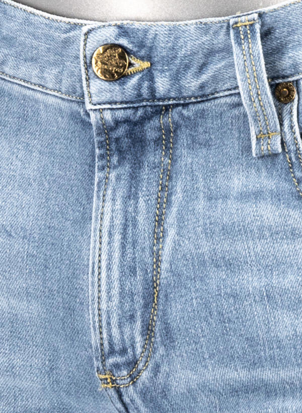 Alberto, Jeansshorts Slipe-K, Tapered Fit, Bio Baumwoll-Stretch, hellblau
