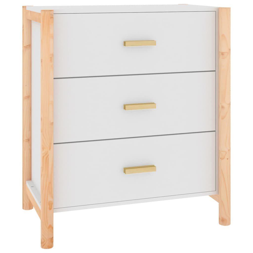 vidaXL Sideboard Sideboard Weiß 62x38x70 cm Holzwerkstoff (1 St)