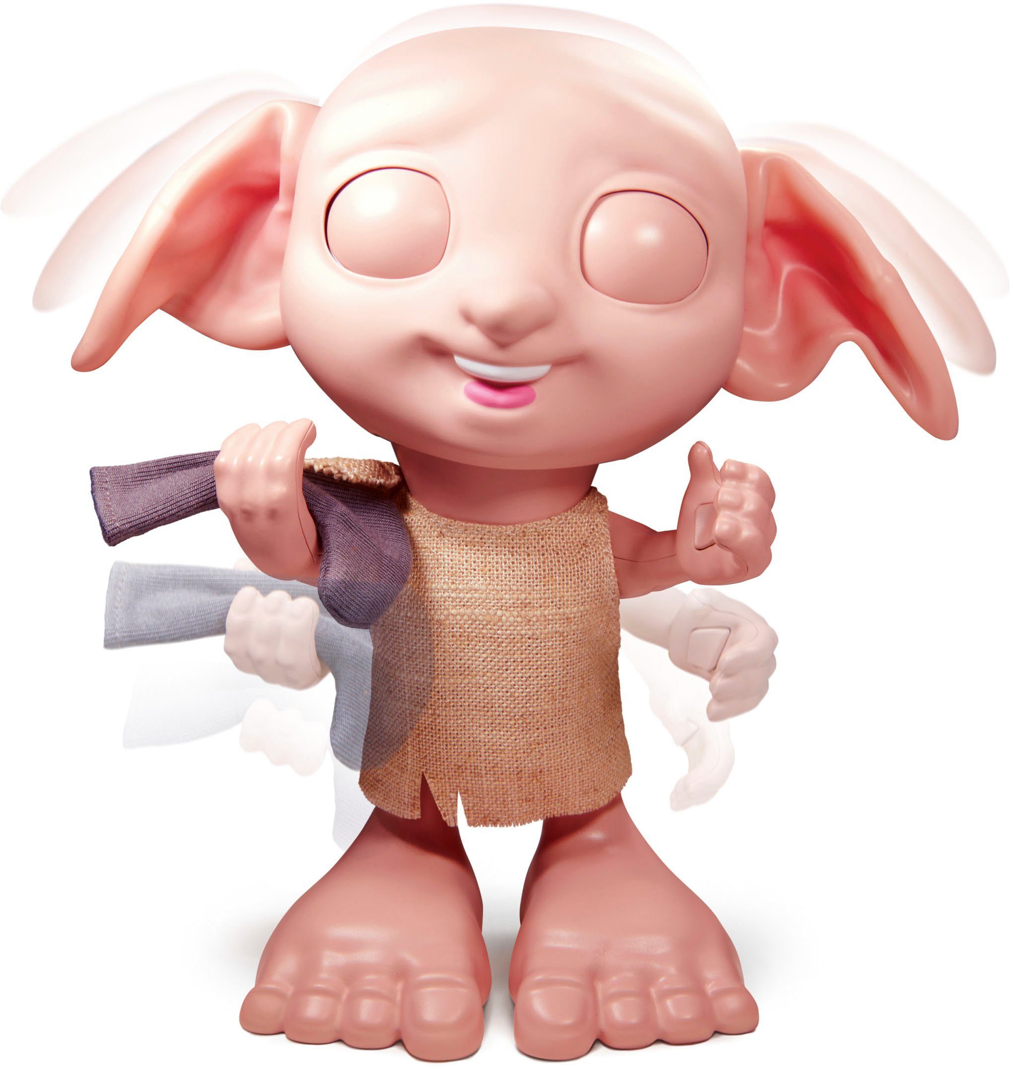 Spin Master Spielfigur Wizarding World Harry Potter - Interaktiver Dobby Hauself, mit Geräuschen und Bewegungen