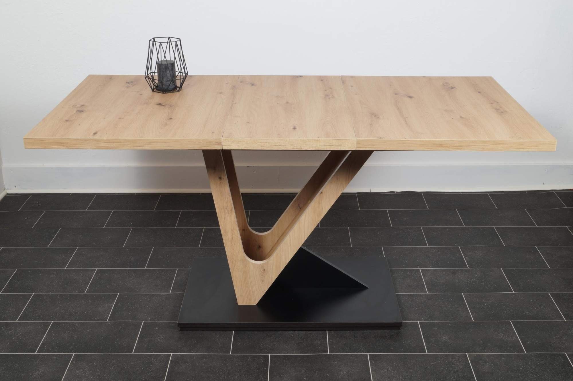 Trendmöbel24 Eckbankgruppe Eckbank Eckbankgruppe VERONA II 150x190 cm Eiche mit Tisch Manzano, (4-tlg)