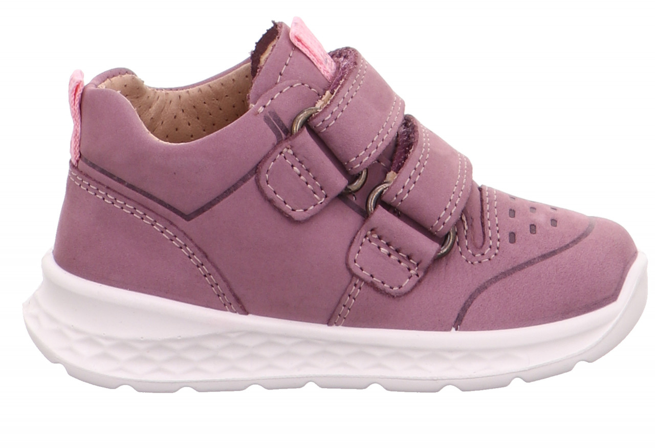 BREEZE - Lila/Rosa Sneaker low mit Klettverschluss