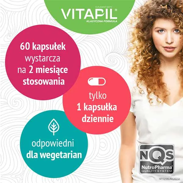 Vitapil Biotin + Bambus, Tablete