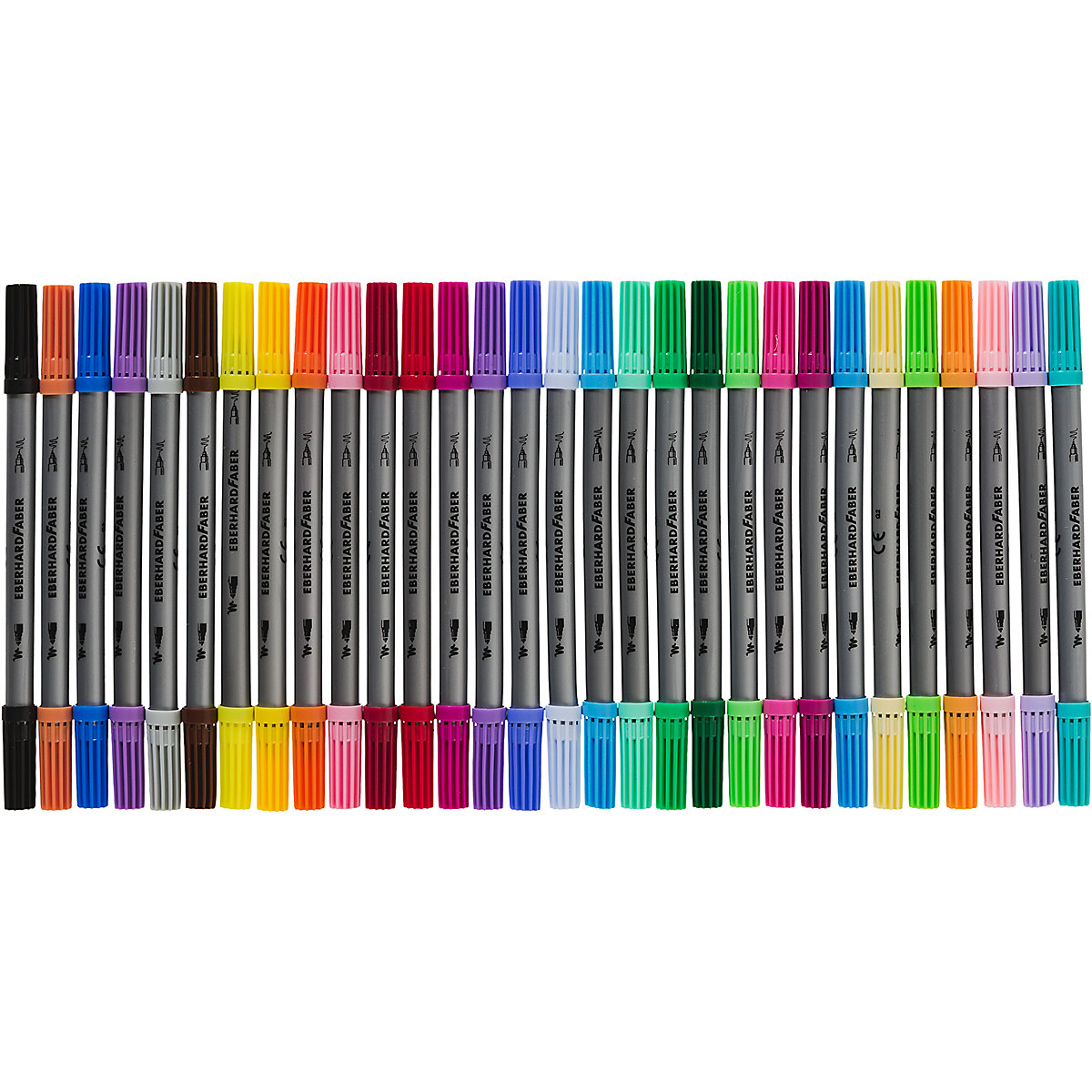 Doppel-Fasermaler COLORI, 30 Farben