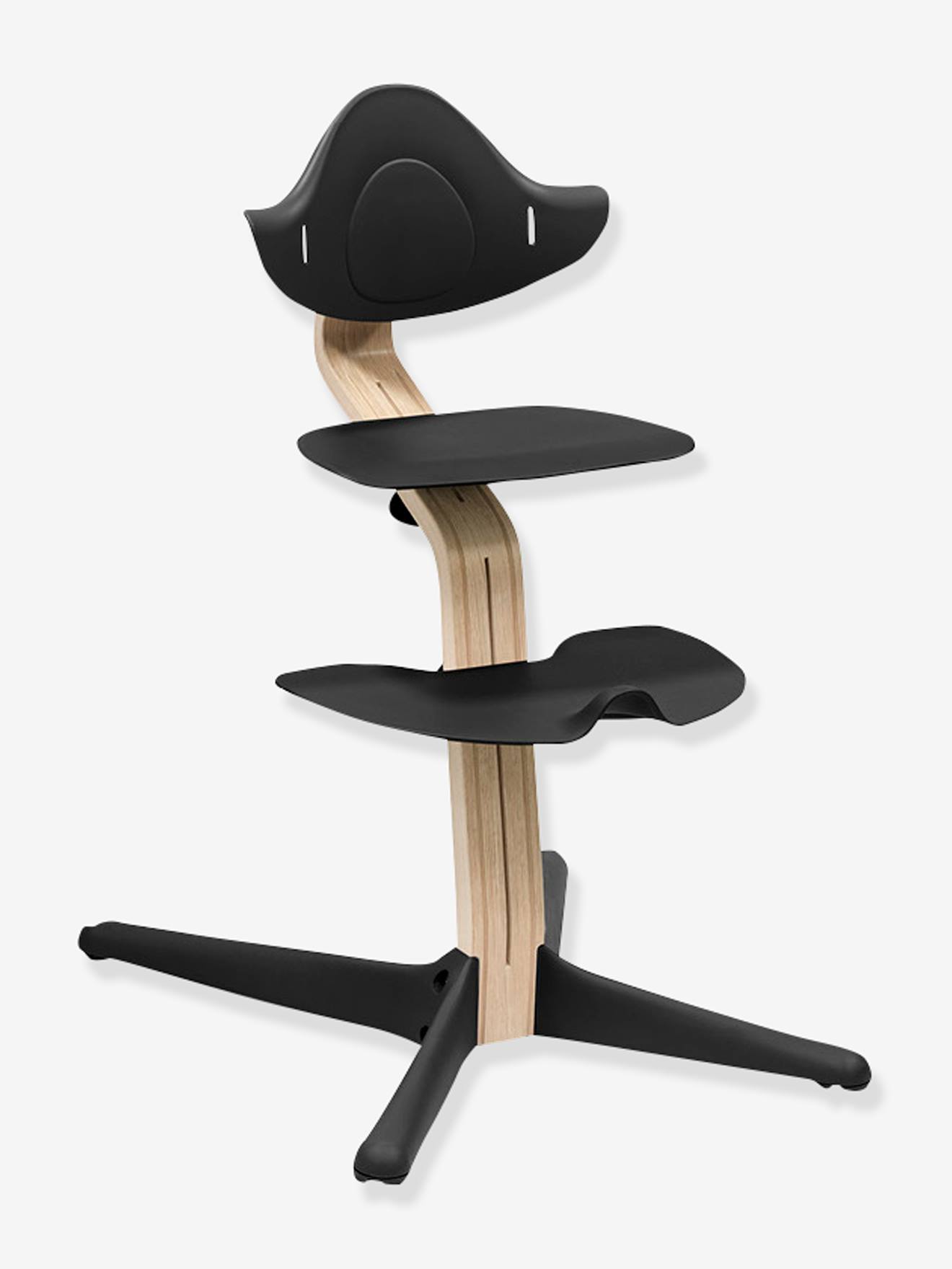 Chaise haute STOKKE Nomi naturel/noir