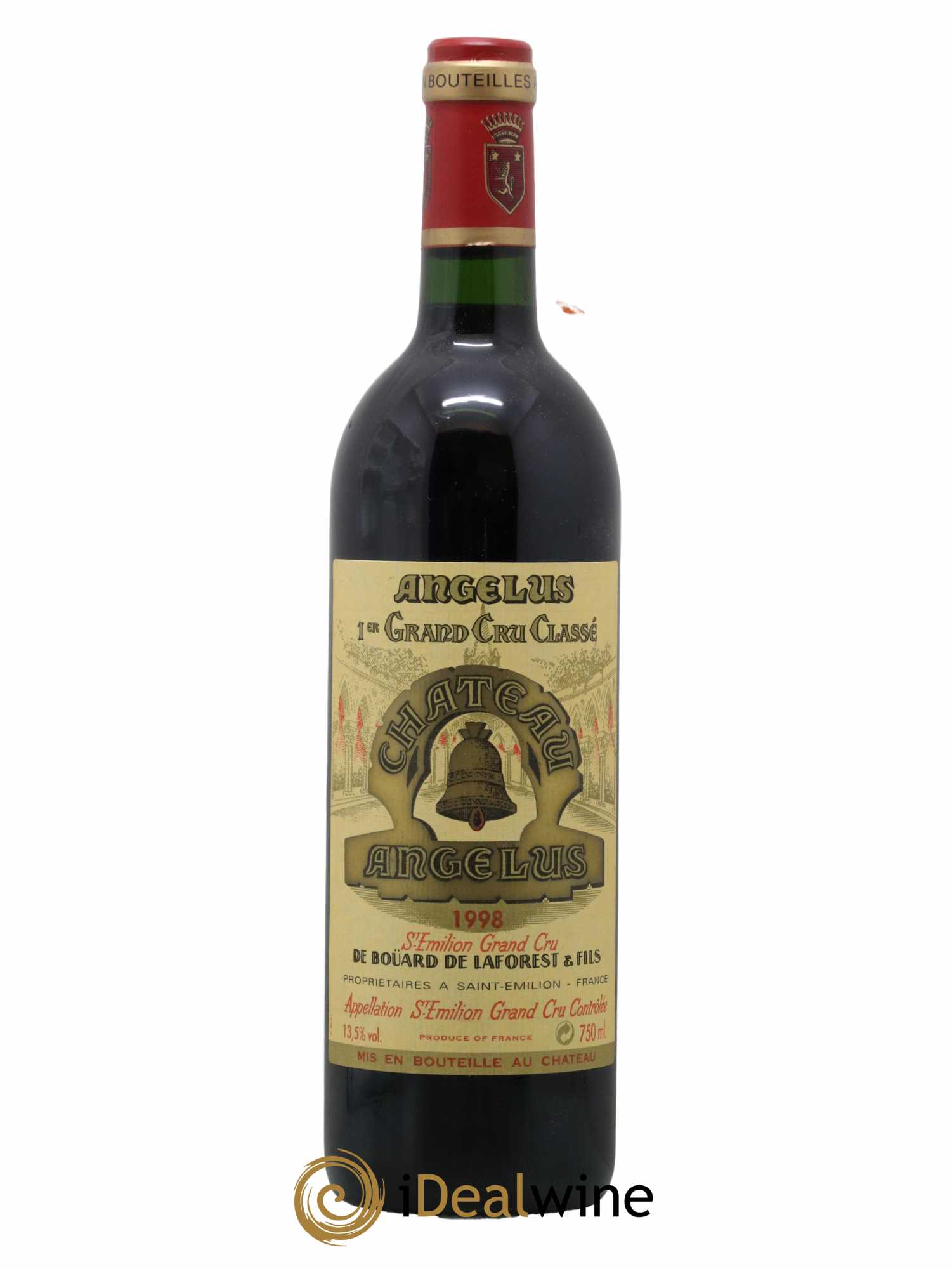 Château Angélus 1er Grand Cru Classé A  1998 - Lot de 1 Bouteille
