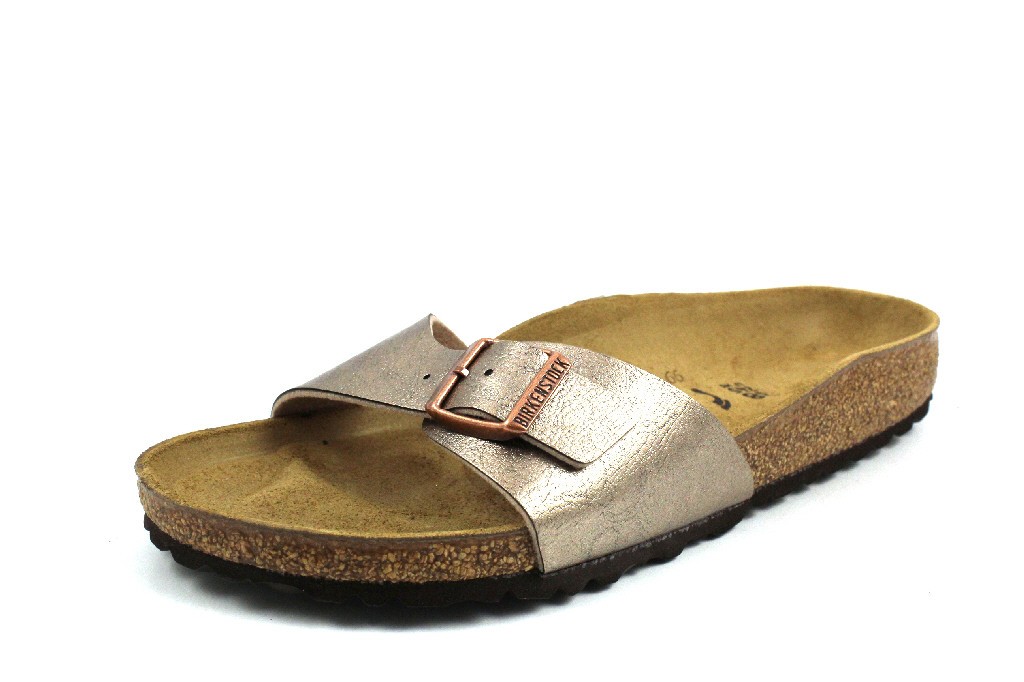 BIRKENSTOCK Komfort Sandalen silber