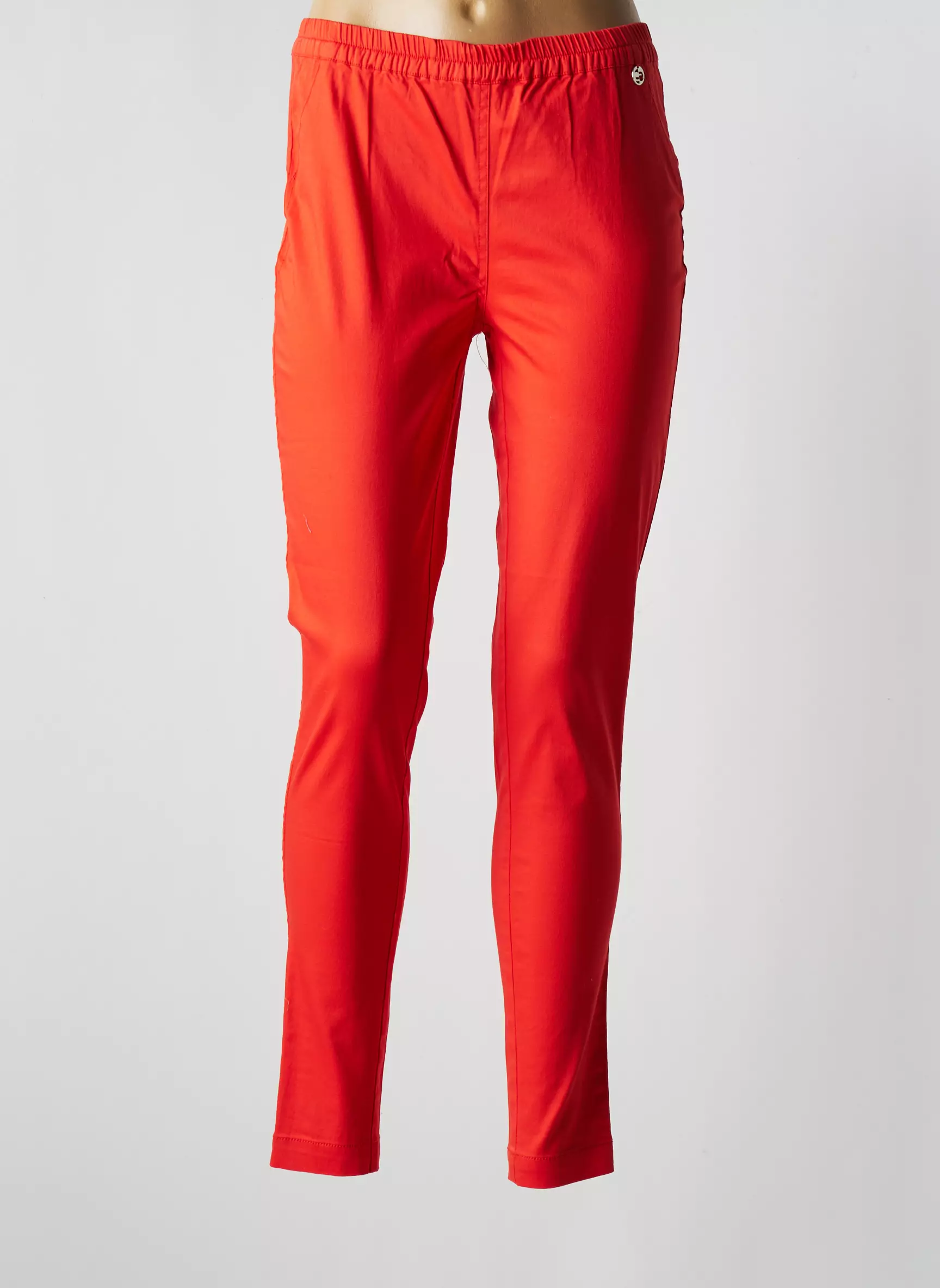 Les Filles De Neaux Jeggins Femme couleur orange