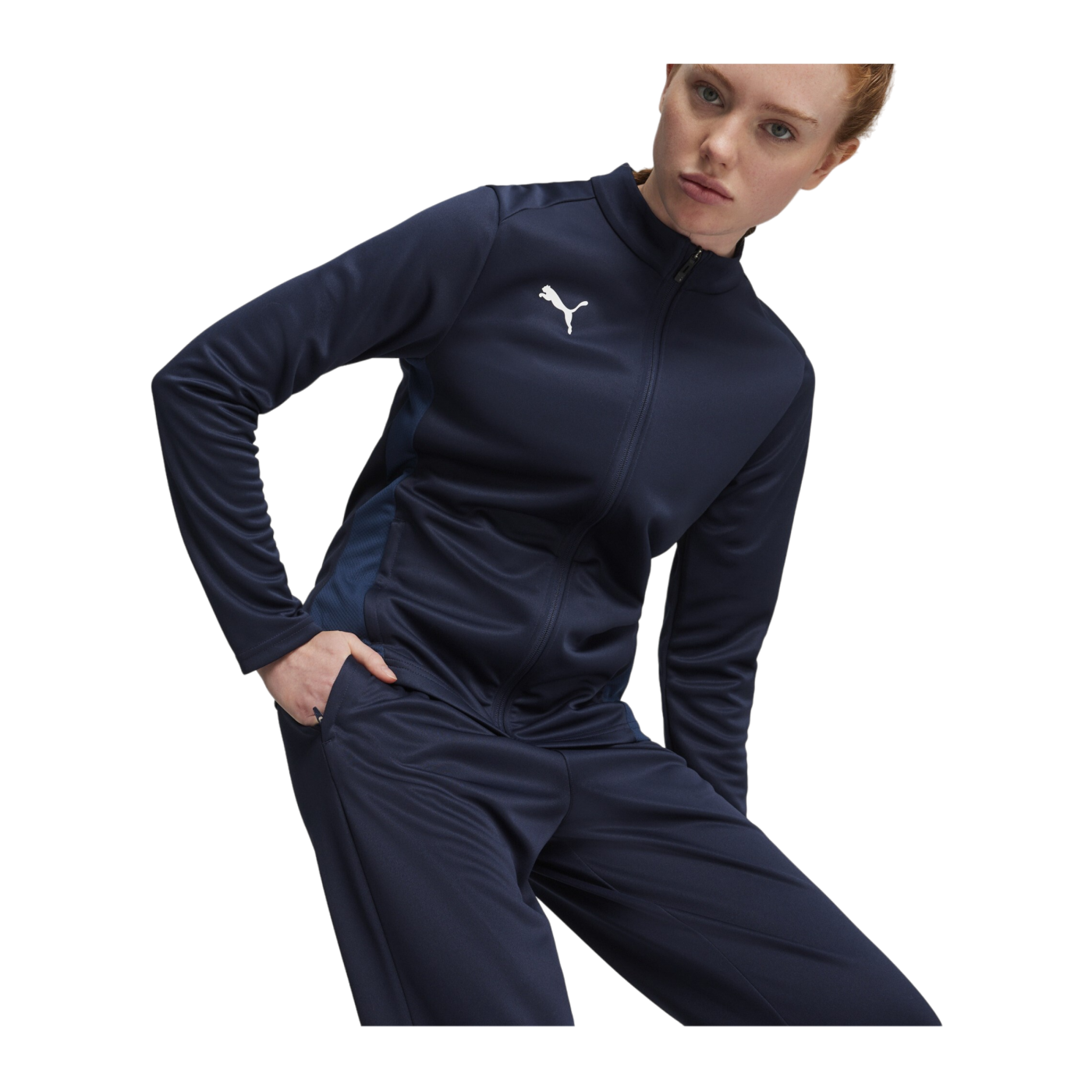 PUMA teamGOAL Training Jogginghose Damen Blau F06