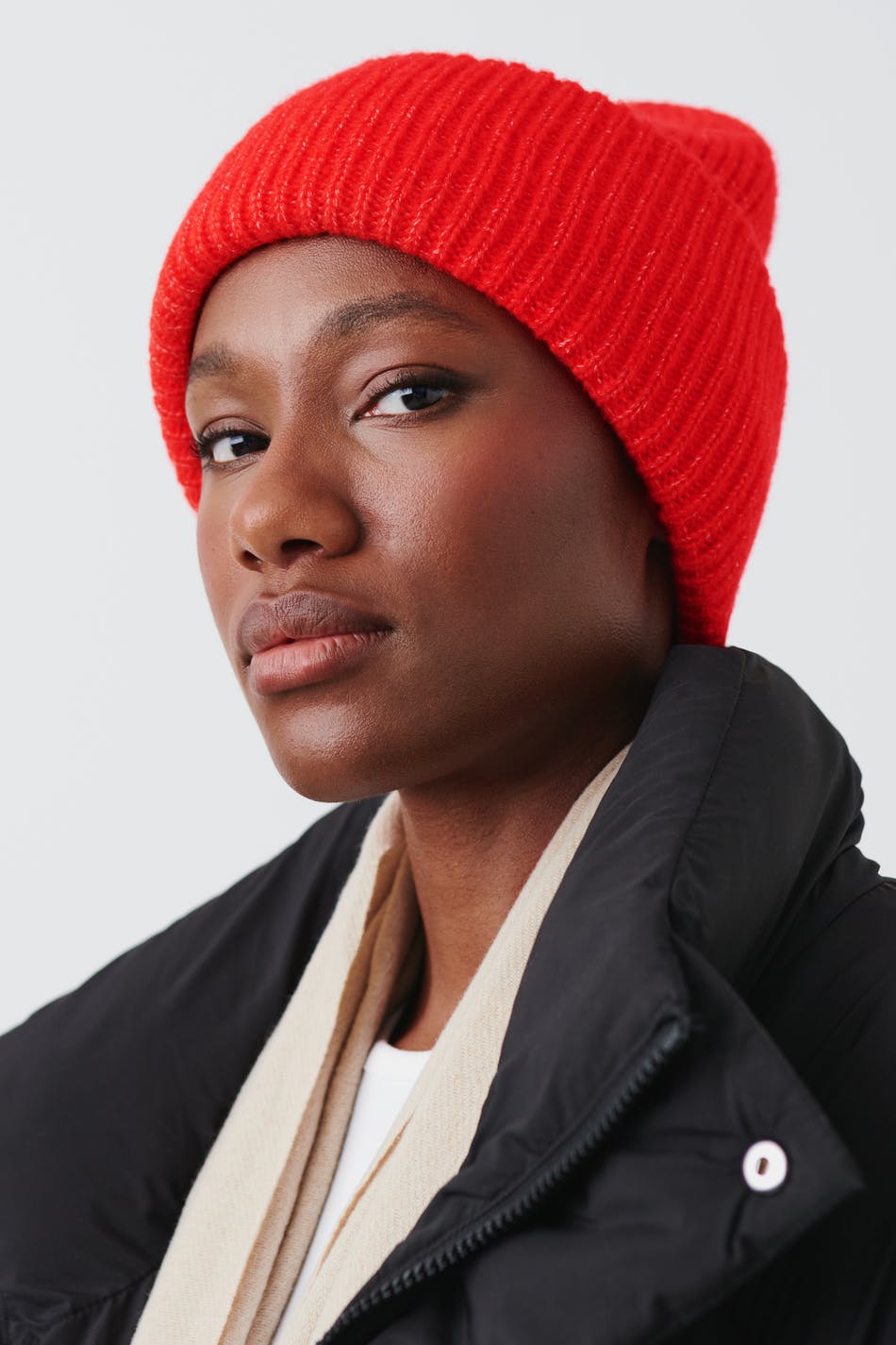 Chunky knitted hat