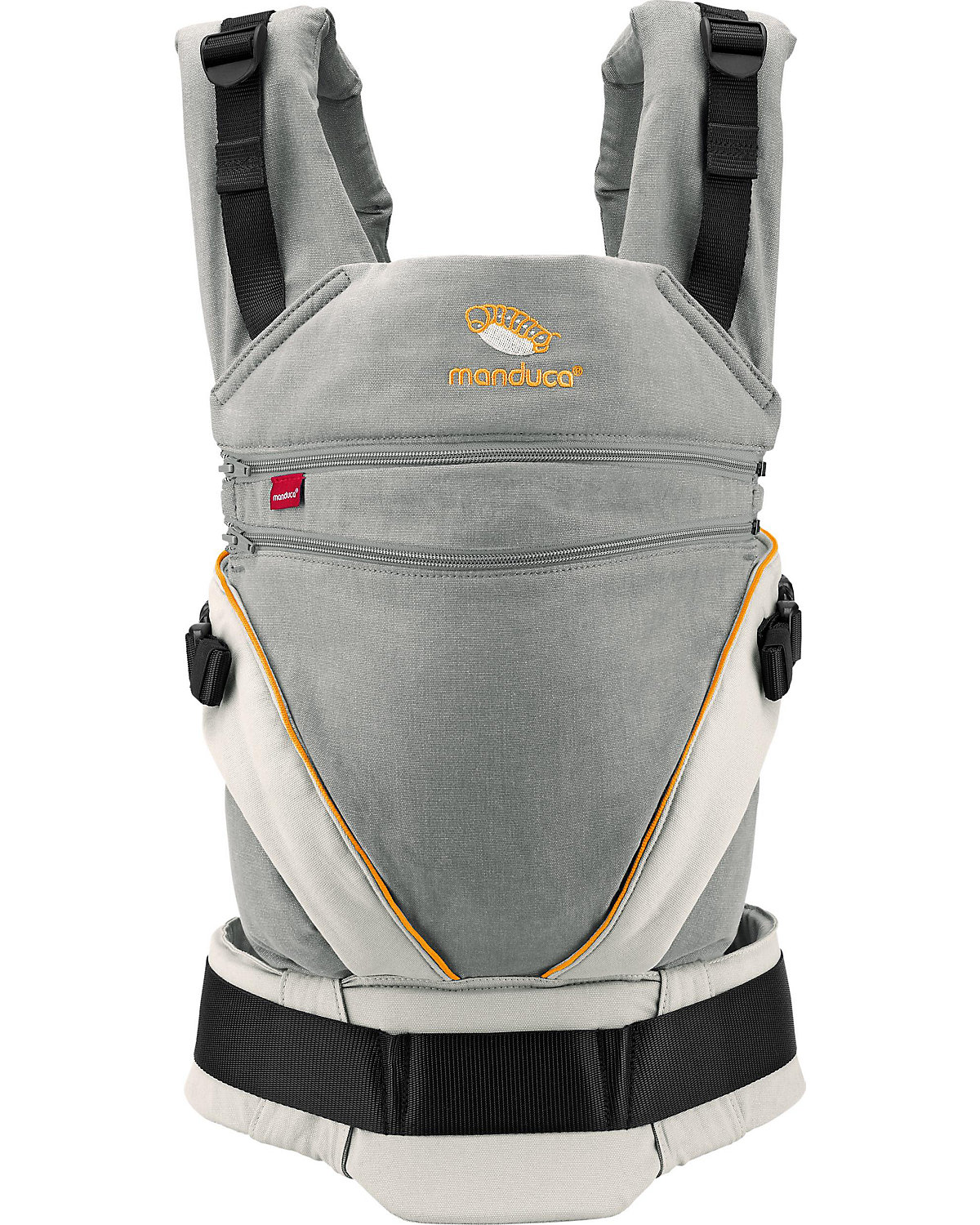 Babytrage XT Cotton grey-orange
