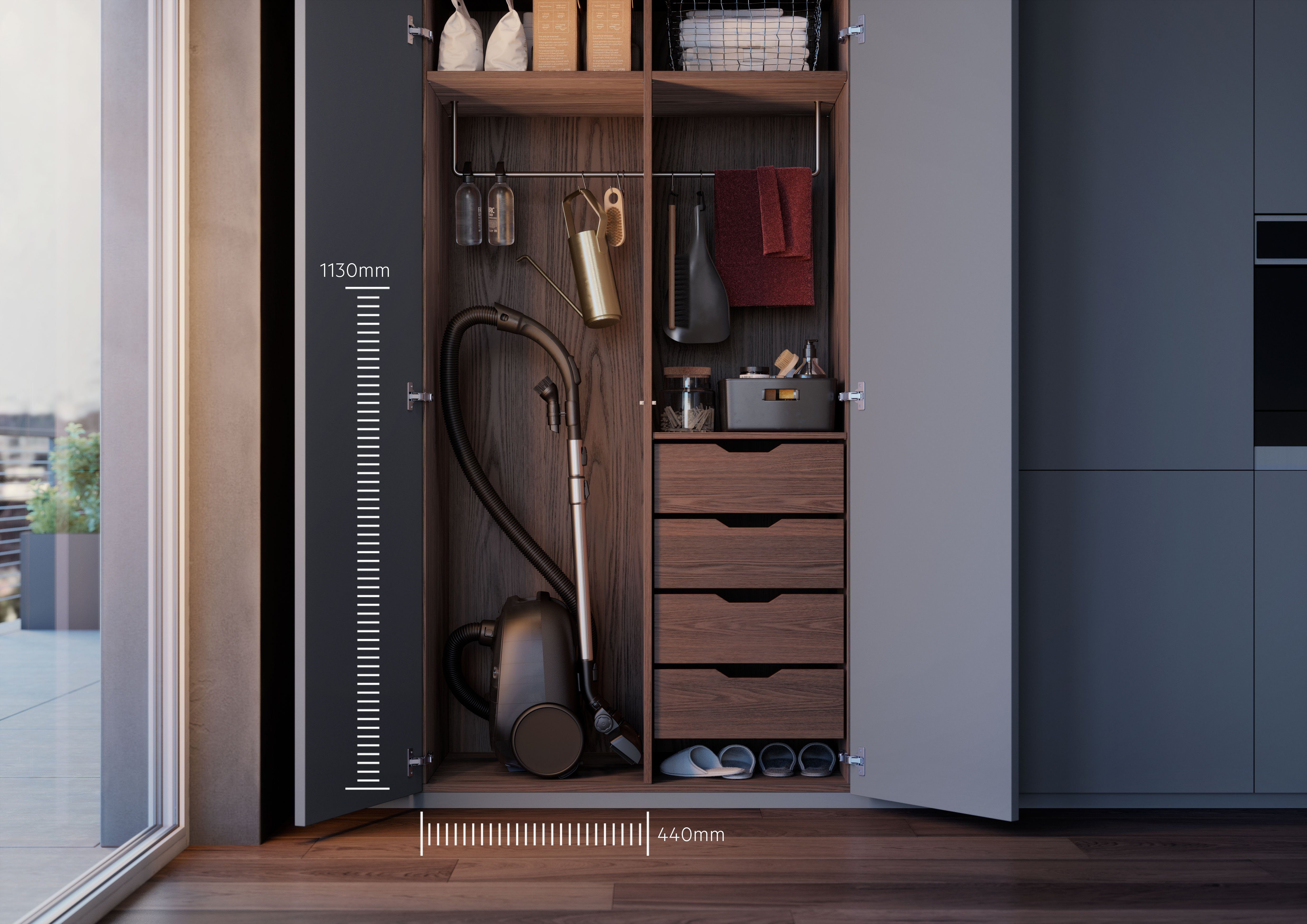 AEG Bodenstaubsauger CLEAN 6000 ÖKO (AB61C2ÖKO), 850 W, mit Beutel, hohe Saugleistung, inkl. Zusatzdüsen, 65 % Recyclingkunststoff