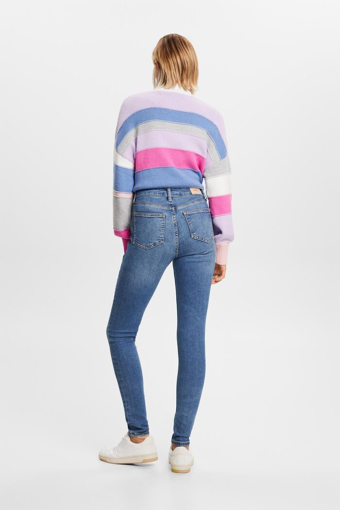 Skinny Jeans mit hohem Bund